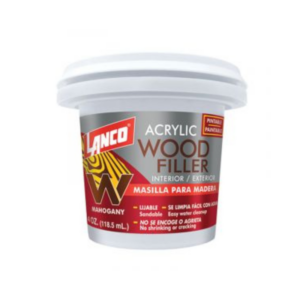 lanco acrylic wood filler mahogany